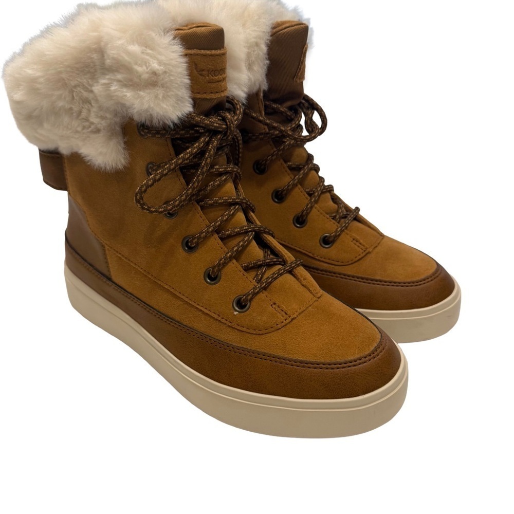Koolaburra by UGG Women’s Ryanna Suede boots Chestnut Sz 6 NEW